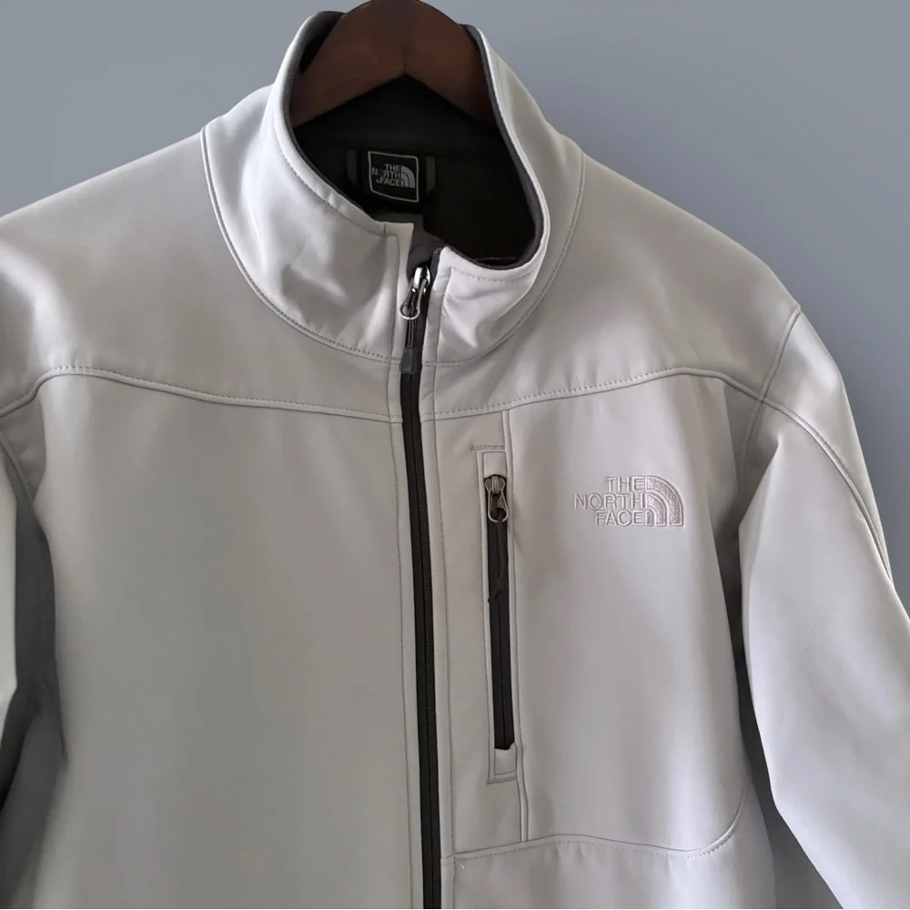 THE NORTH FACE AL5C Apex Bionic 3 Soft Shell Men’s Jacket | Silver Gray | Large - Picture 2 of 10